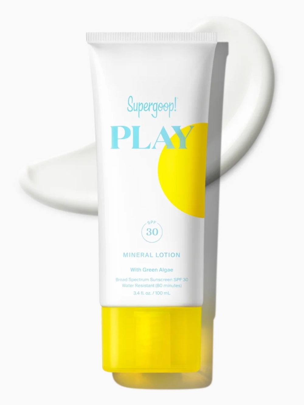 Brand New, sealed Supergoop! Play Mineral Lotion Sunscreen SPF 30 3.4 oz!
